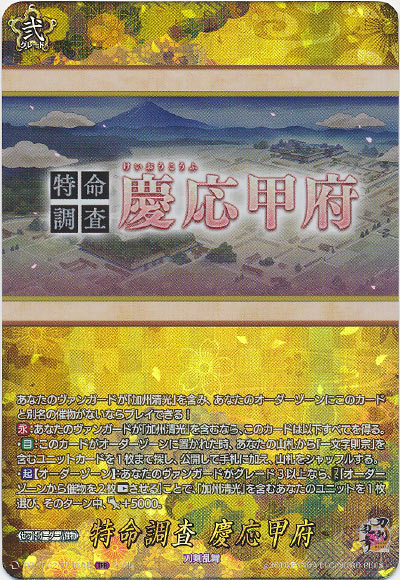 特命調査 慶応甲府