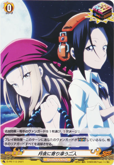 月夜に寄り添う二人