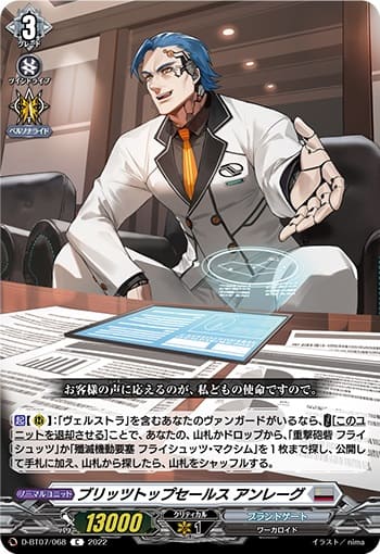 ブリッツトップセールス アンレーグ