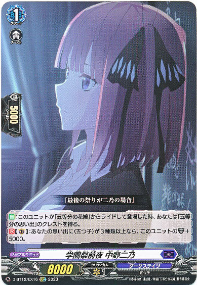 学園祭前夜 中野二乃