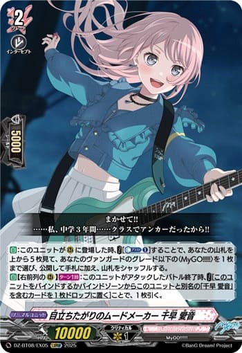 目立ちたがりのムードメーカー 千早 愛音