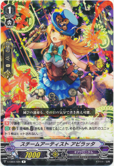 スチームアーティスト アビラッタ