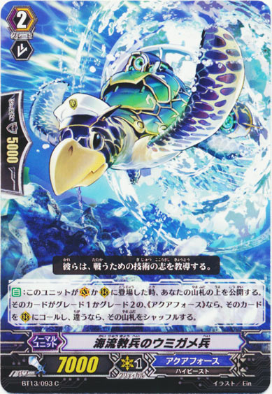 海流教兵のウミガメ兵